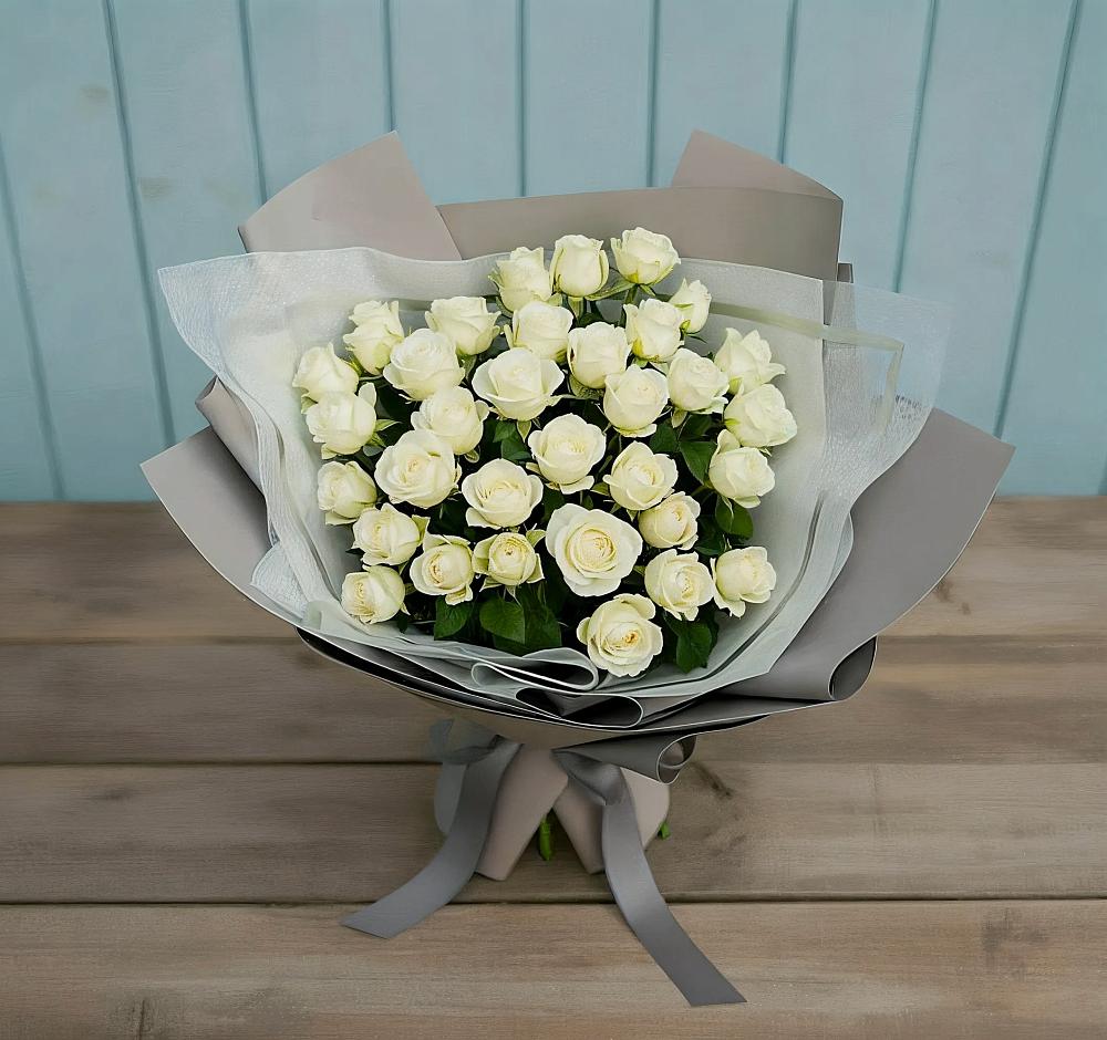 Букет Белоснежная нежность в Столбовой