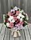 Букет цветов из: Альстромерии, Гвоздики, Розы и Хризантемы в Столбовой