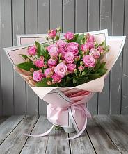Букет Розовый кустик в Столбовой