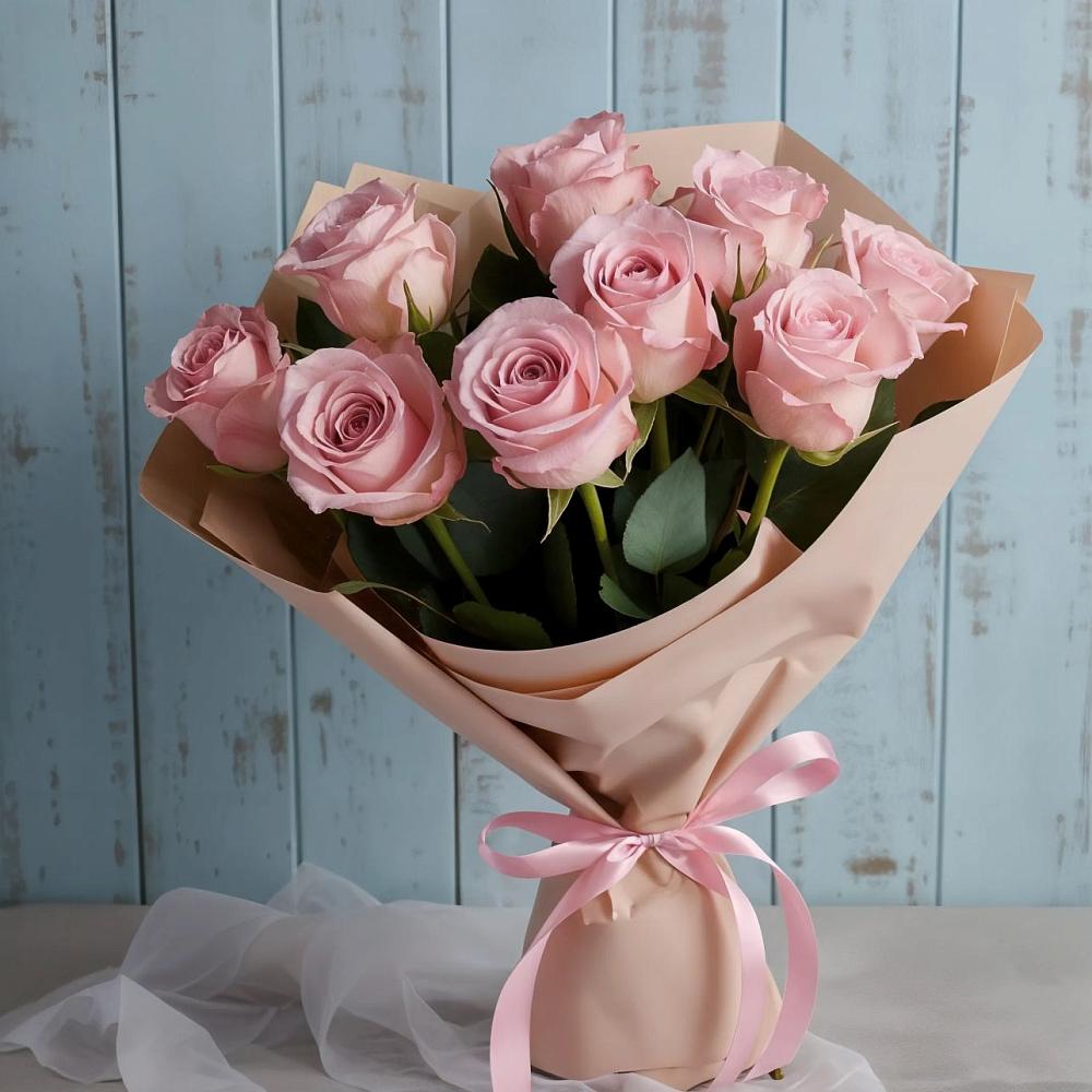 Букет цветов из: Розы в Столбовой