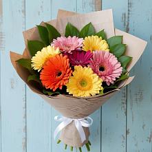 Букет цветов из:  Герберы #REPLACE_PRED# Столбовой