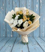 Букет цветов из:  Розы и Хризантемы в Столбовой