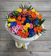 Букет цветов из:  Розы и Хризантемы в Столбовой