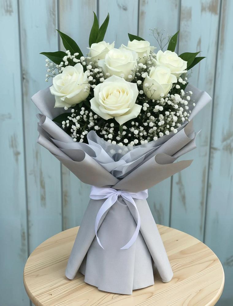 Букет цветов из: Розы в Столбовой