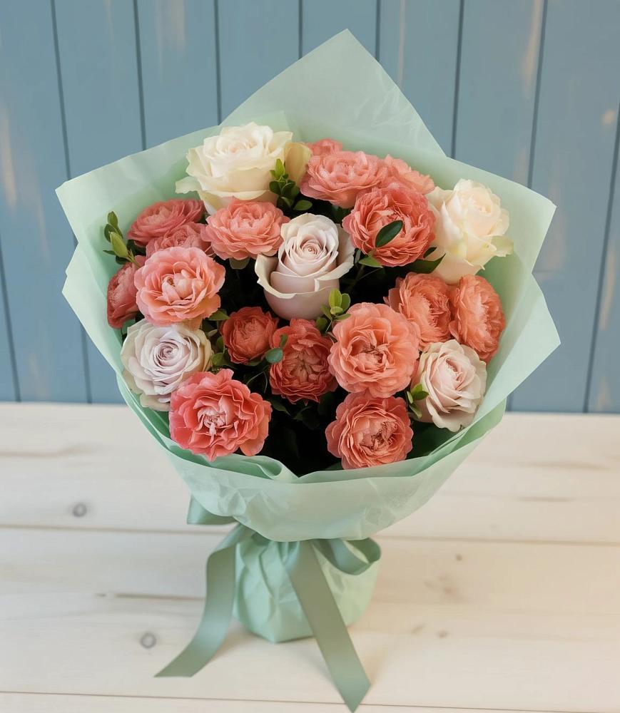 Букет цветов из: Розы в Столбовой