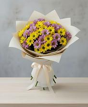 Букет цветов из:  Хризантемы в Столбовой