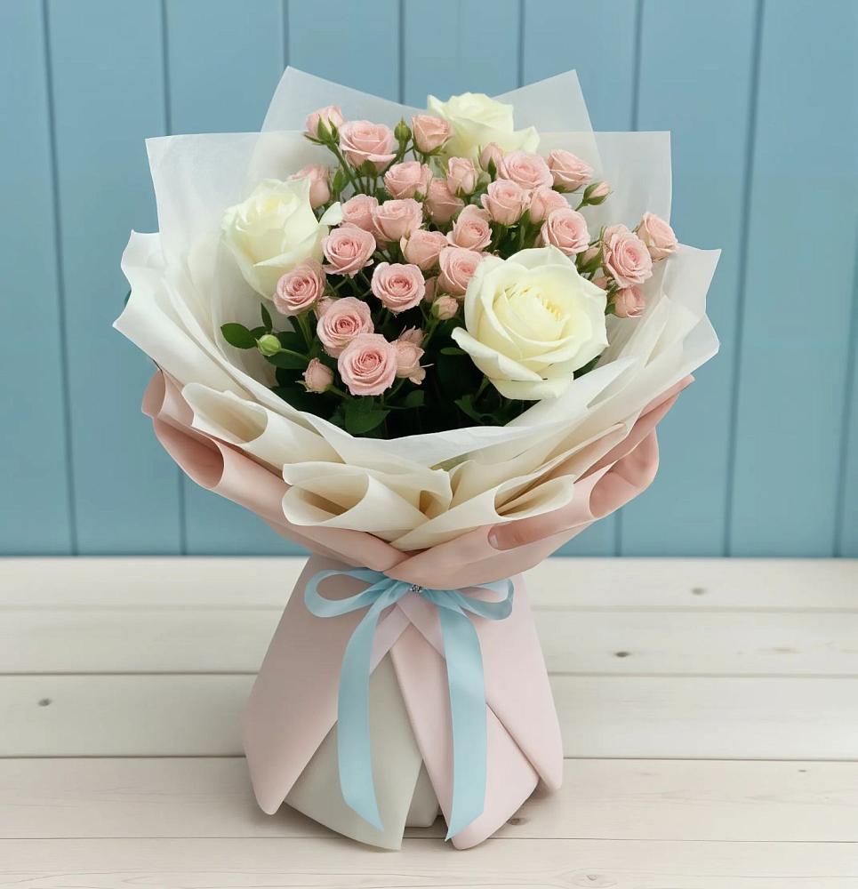 Букет цветов из: Розы в Столбовой