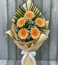 Букет цветов из:  Герберы в Столбовой