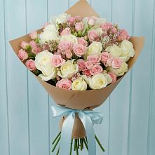 Букет цветов из:  Розы в Столбовой