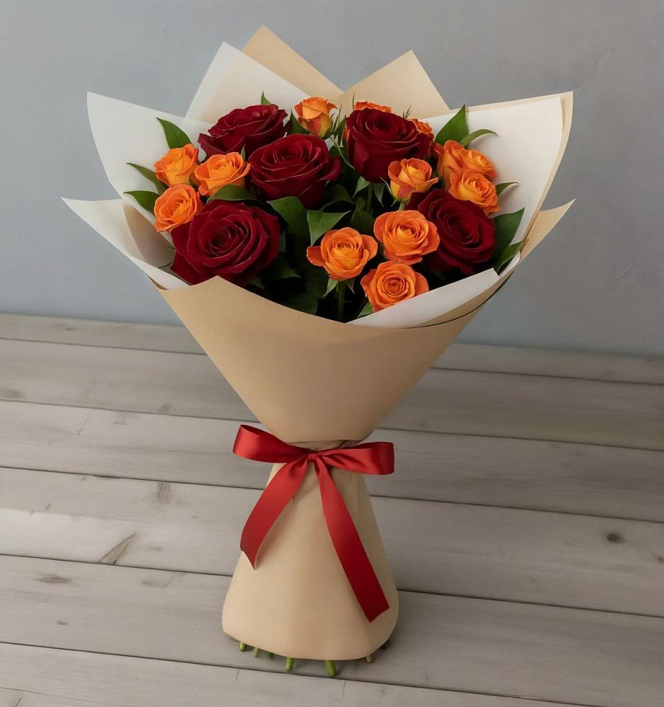 Букет Любовь и восторг в Столбовой